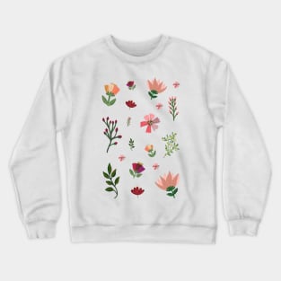 Wild Flowers sticker pack Crewneck Sweatshirt